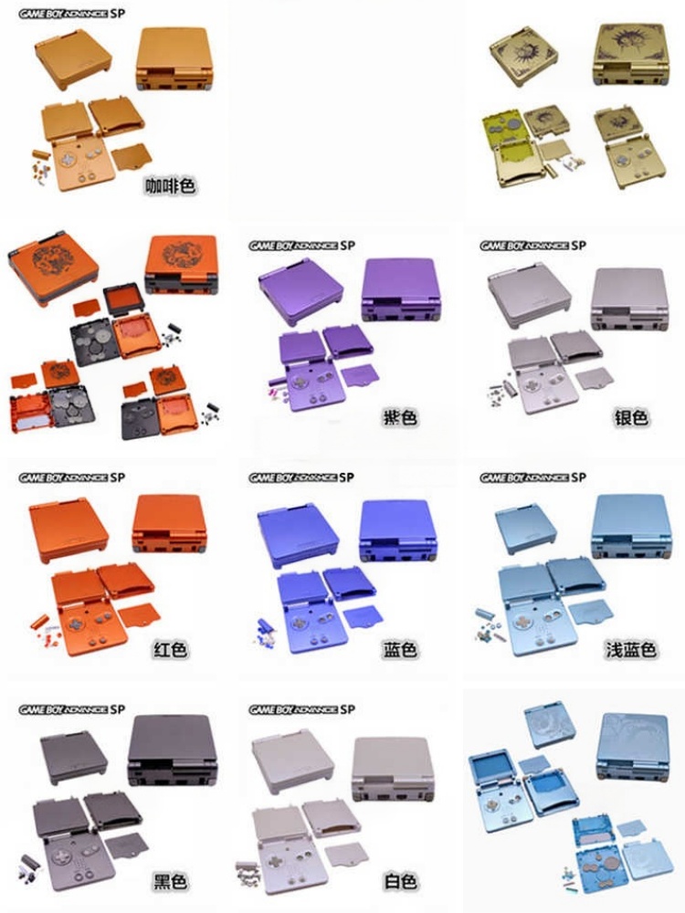 Cosplay Prop Kit - Casing Pengganti Lengkap Gba Sp Warna