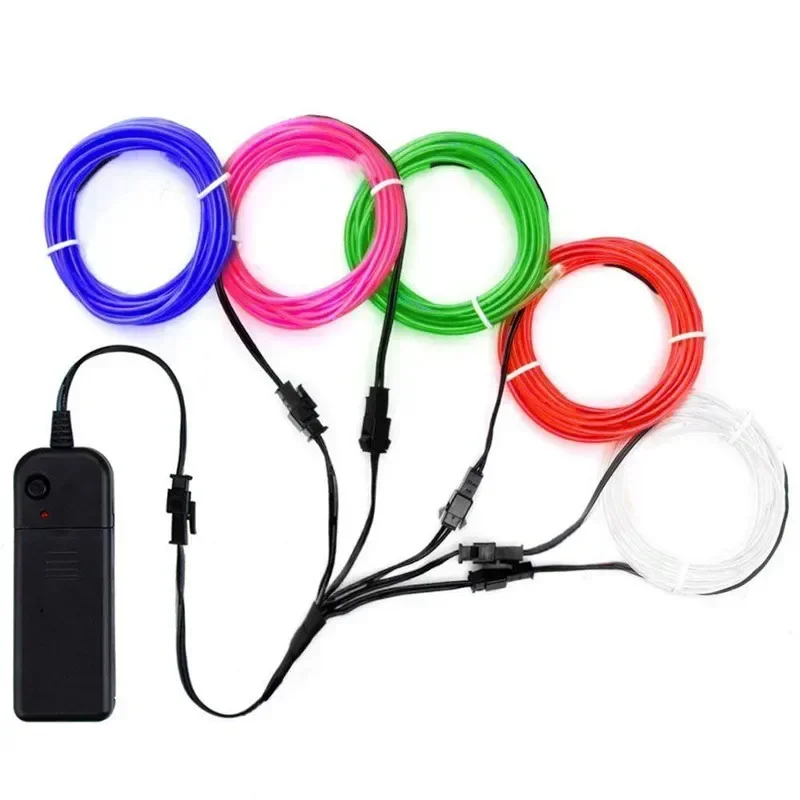 Led El Wire - Lampu setrip LED dekorasi pesta, lampu