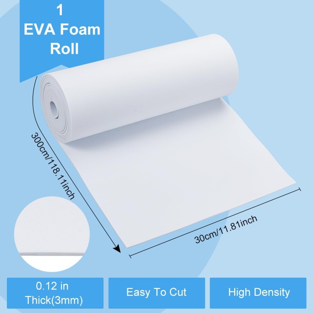 Gulungan Busa EVA untuk Perlen - Craft Foam Roll ulasan dan harga