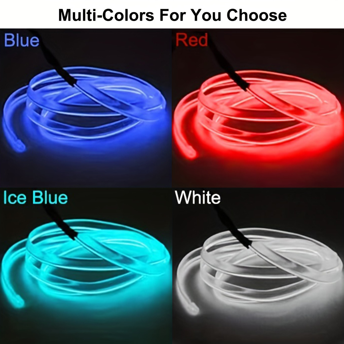 Lampu LED Neon 5m untuk Interi - Led El Wire ulasan dan harga