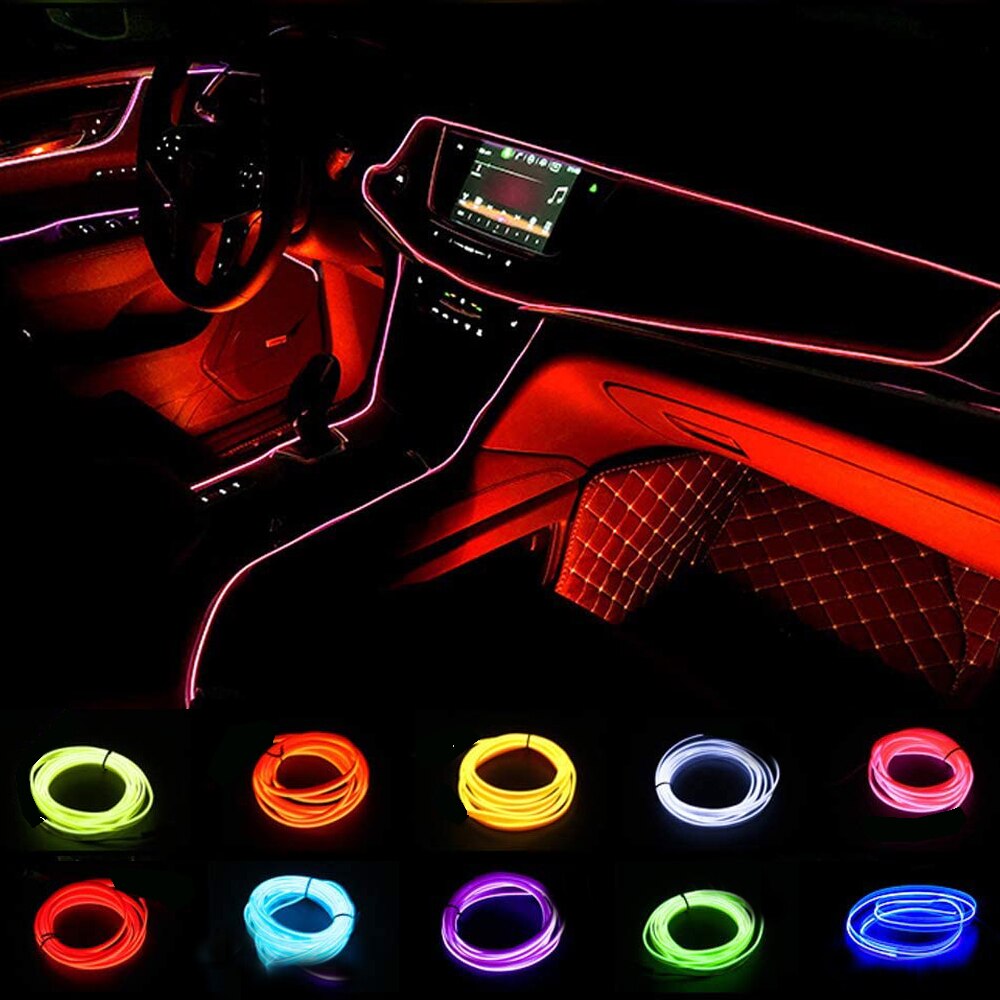 Lampu LED, cahaya suasana, LED - Led El Wire ulasan dan harga