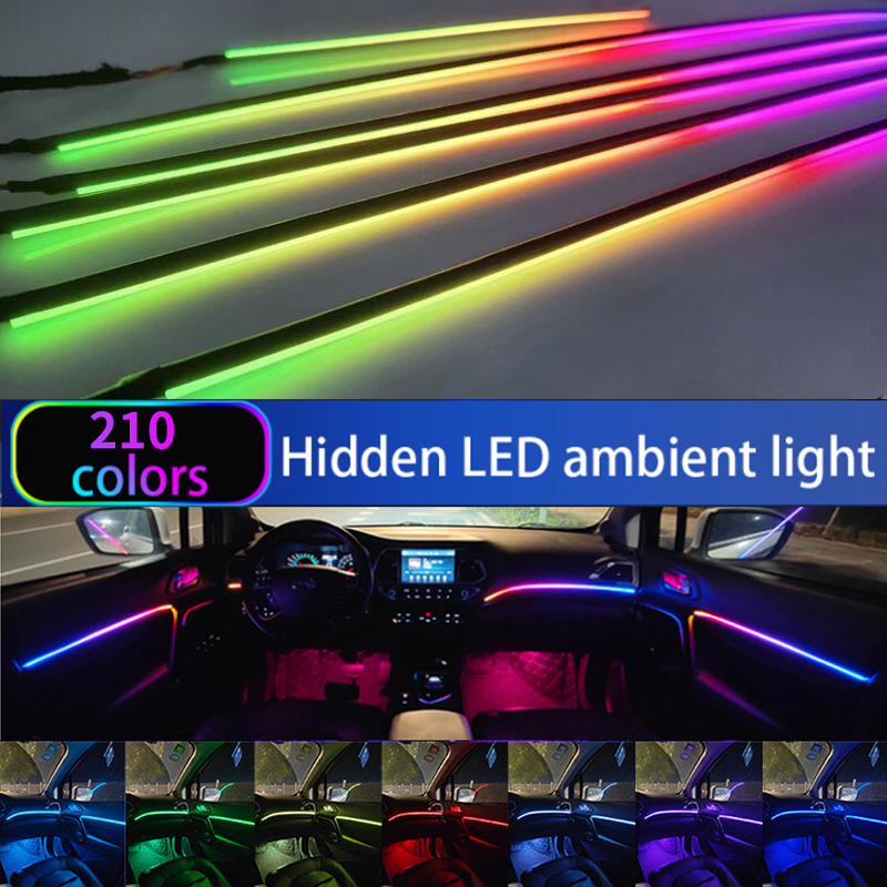 Lampu suasana mobil/64 warna a - Led El Wire ulasan dan harga