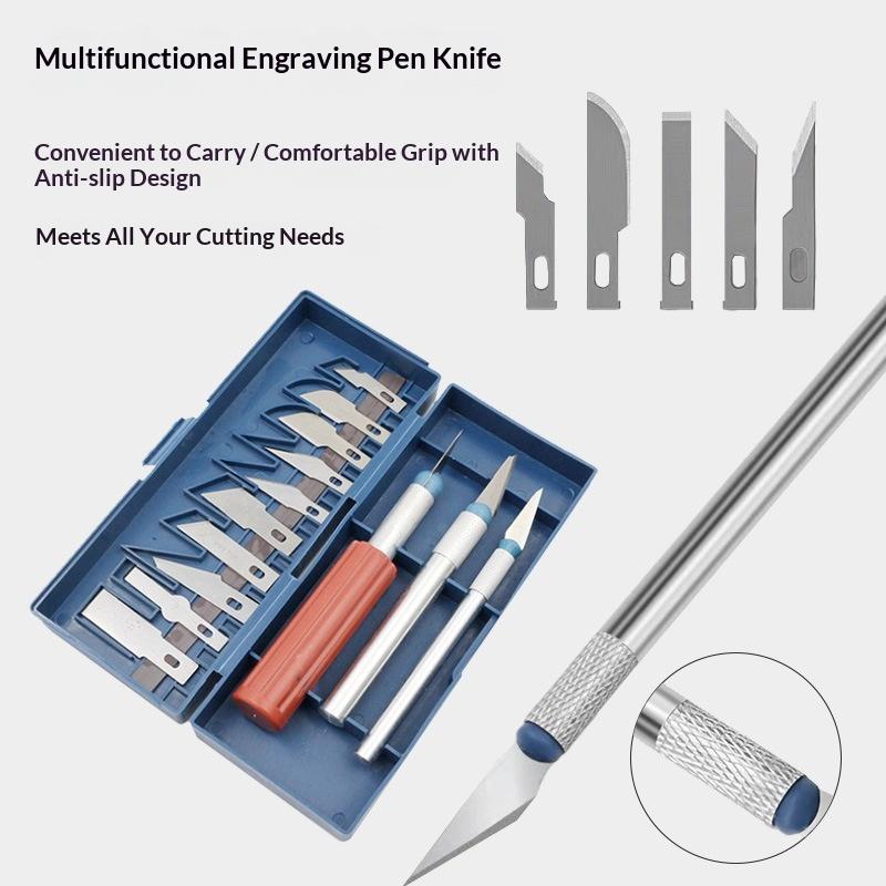 Set Pisau Ukir Multi-Fungsi 13 - Craft Knife Set ulasan dan harga