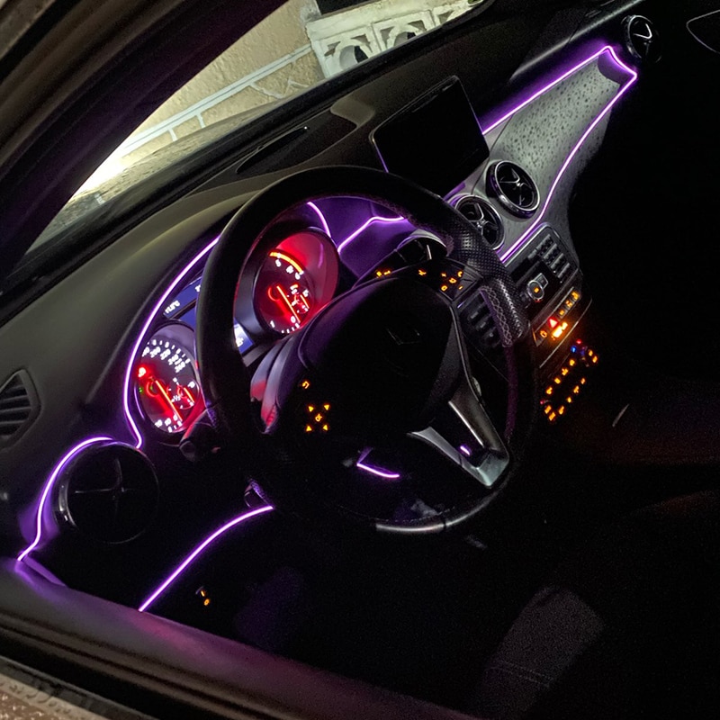 Lampu setrip LED Interior mobi - Led El Wire ulasan dan harga