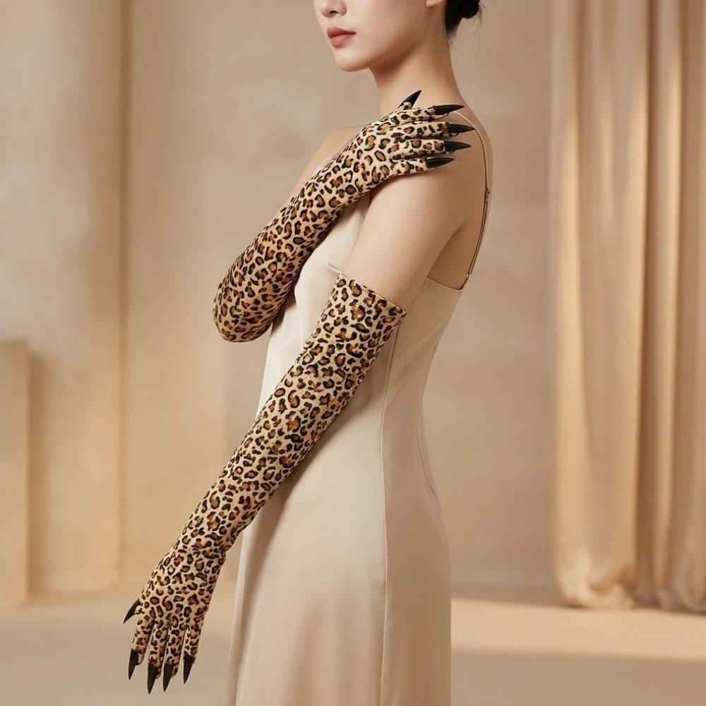 Sarung Tangan Pola Macan Tutul - Cosplay Prop Patterns ulasan dan harga