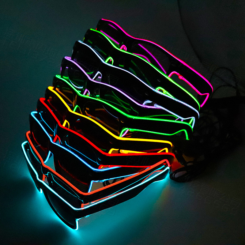 1 buah kacamata Led kawat EL b - Led El Wire ulasan dan harga