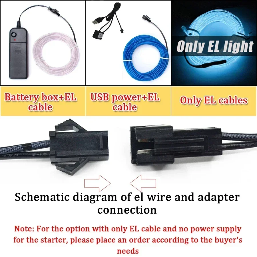 Lampu setrip LED dekorasi pest - Led El Wire ulasan dan harga